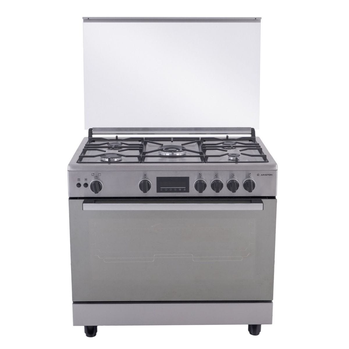 Aristone Cooker 90 Cm Stanless Full Safety 5 Burners Digita