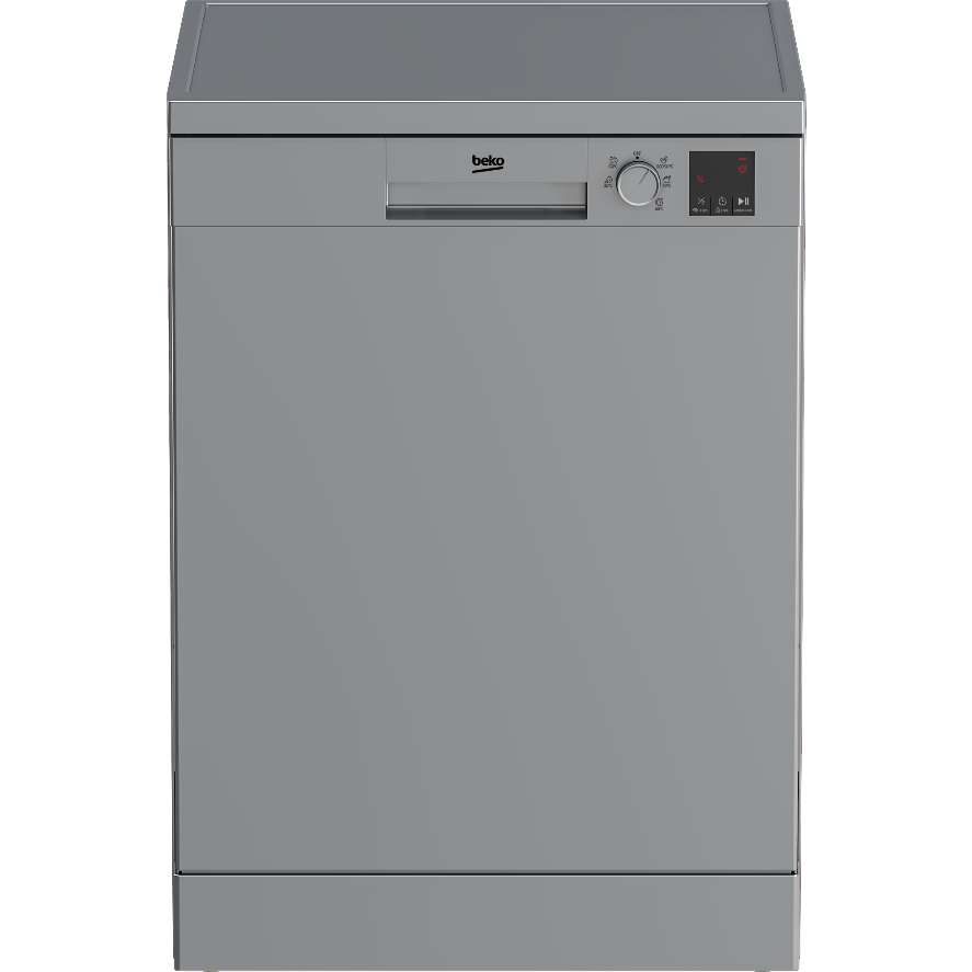Beko Dishwasher 13 Persons 60 cm - Silver 5 Programs LED Hal