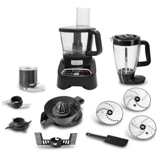 Moulinex Double Force Food Processor - Black - 1000 W, 36 Fu