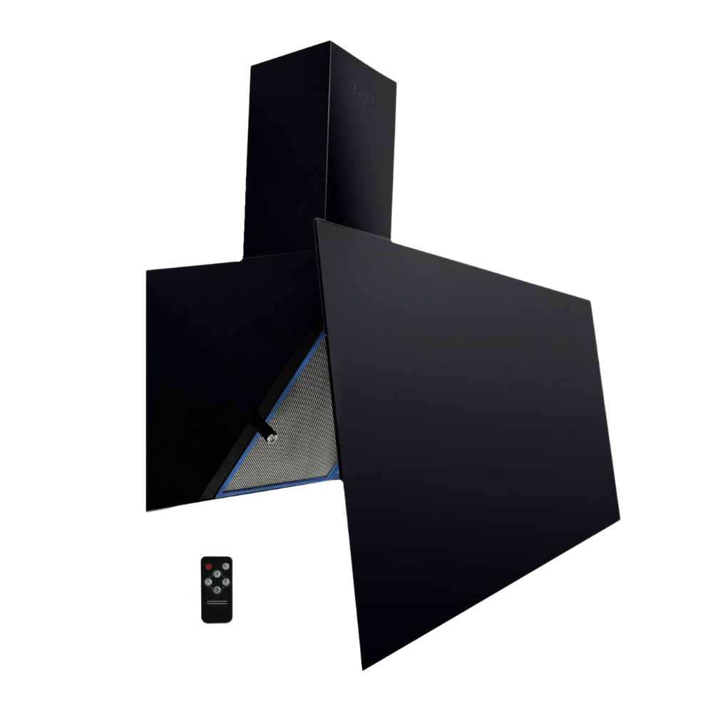Purity Built In Hood 90 Cm Glass Black 1000W Led Turkish