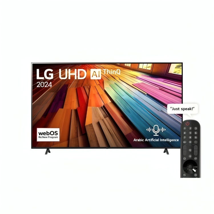 86 Inch LG UHD AI UT80000 4K Smart TV AI Magic remote HDR10