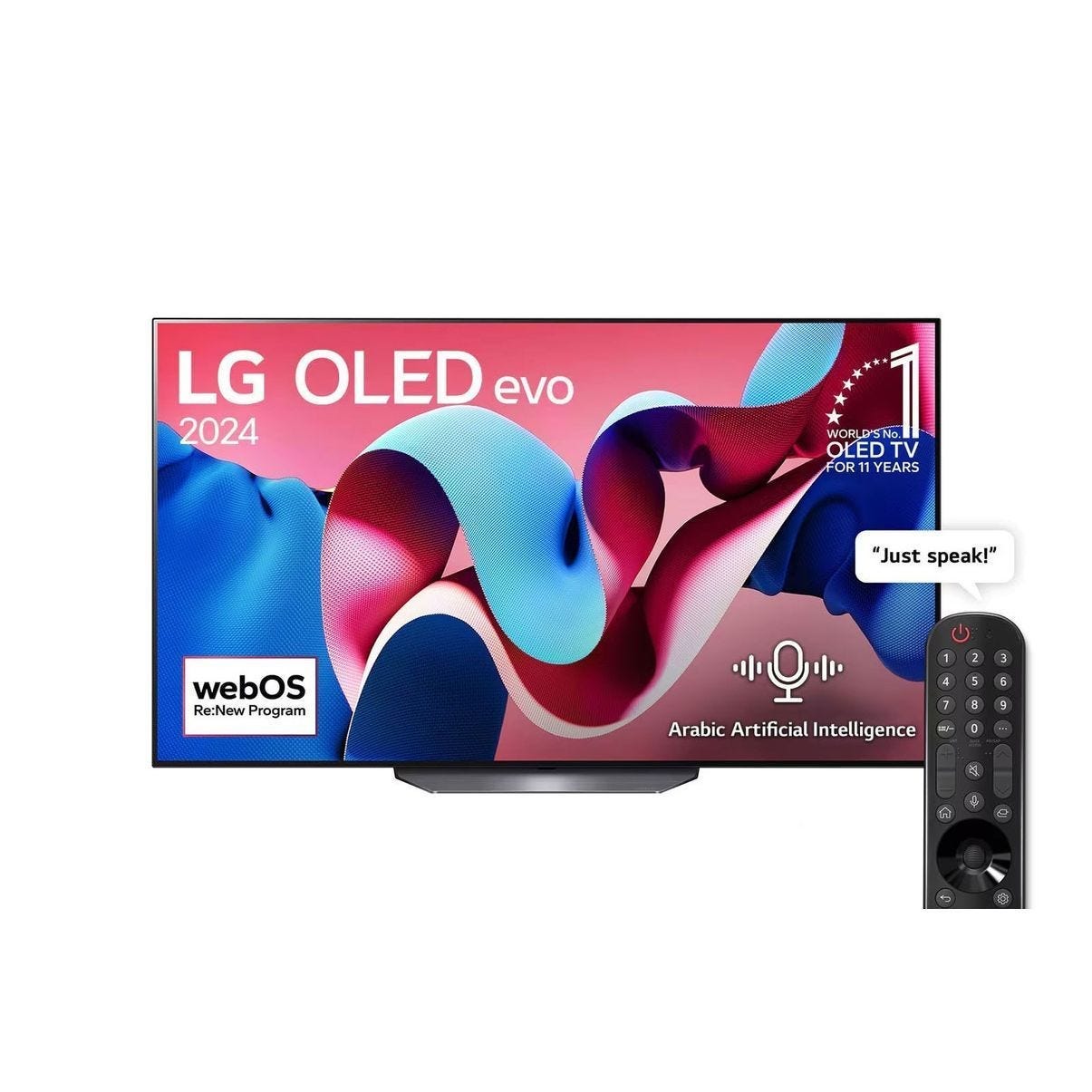 55 Inch LG OLED AI CS4 4K Smart TV AI Magic remote Dolby Vis