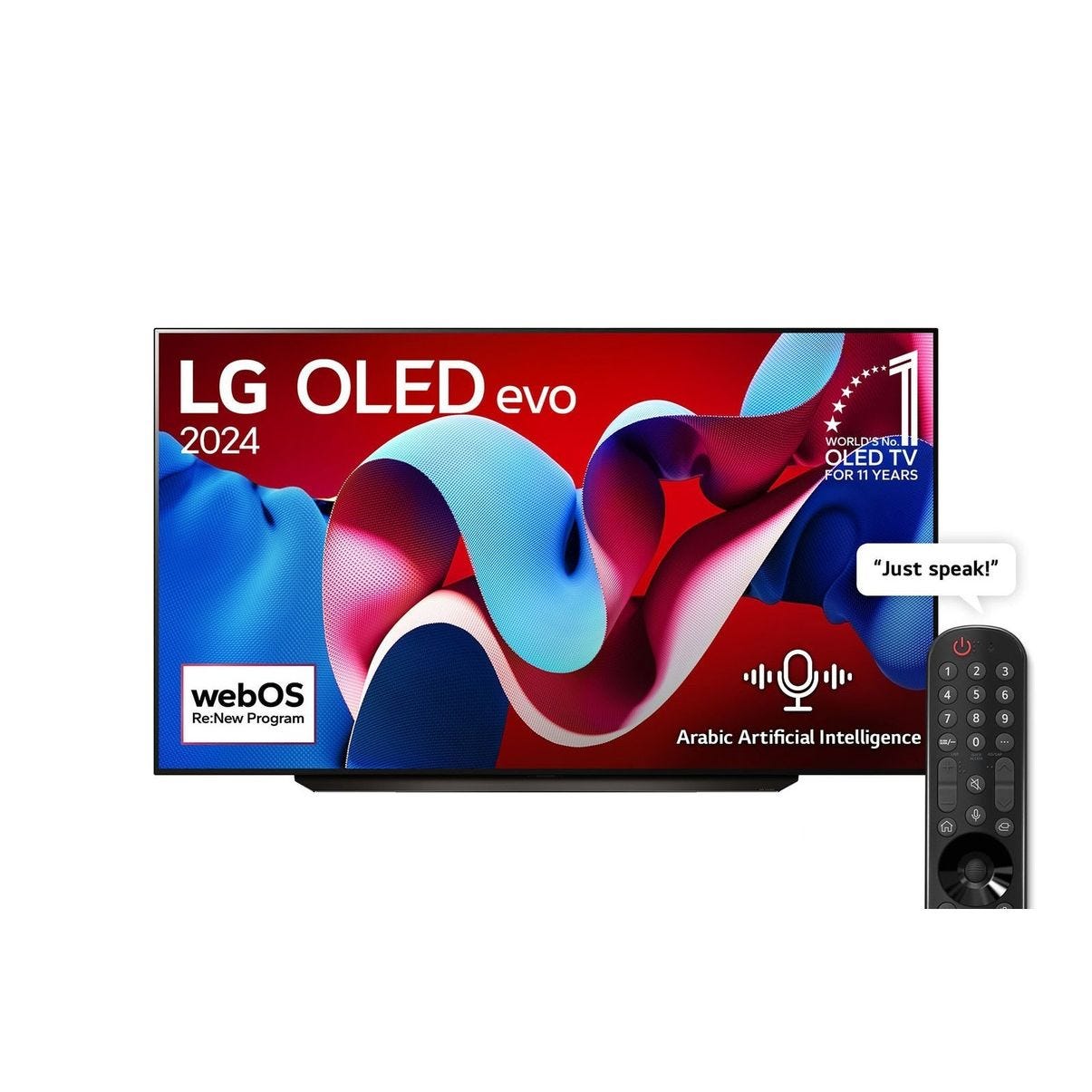 83 Inch LG OLED evo AI C4 4K Smart TV AI Magic remote Dolby