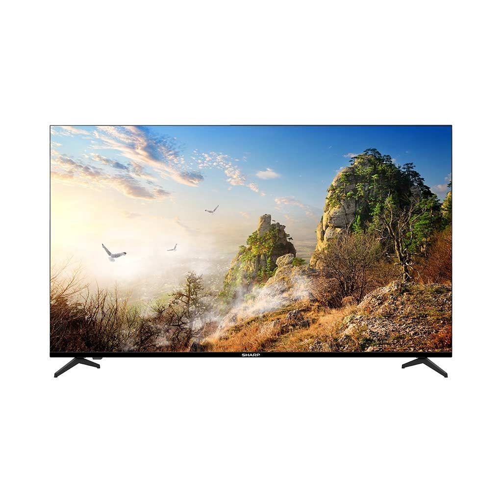 SHARP 4K Smart Frameless TV 50 Inch , internal memory : 16 G