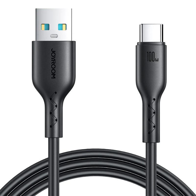 Cable Charger Joyroom Usb To Type-C 100W SA26-AC6 1M - Black