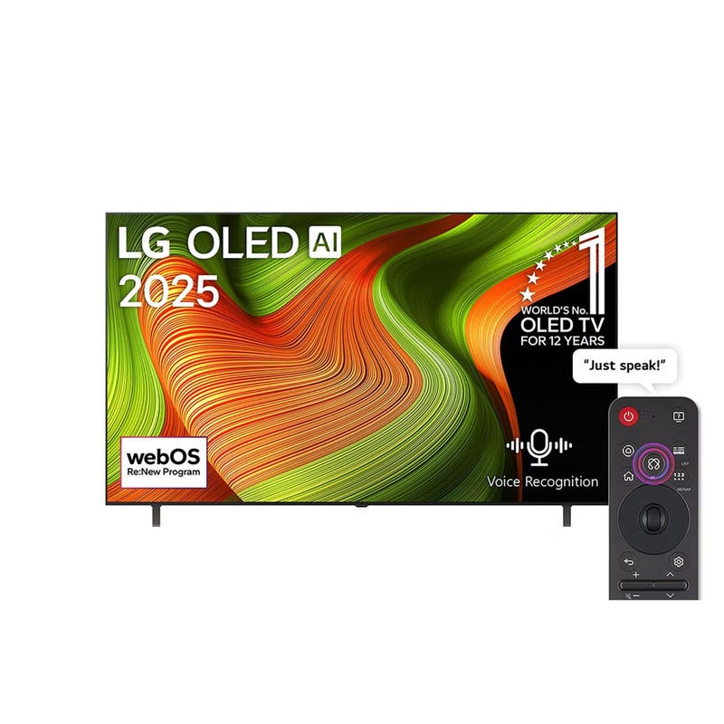 LG 55 inch OLED AI B5 4K 120Hz Smart TV AI Magic remote webO