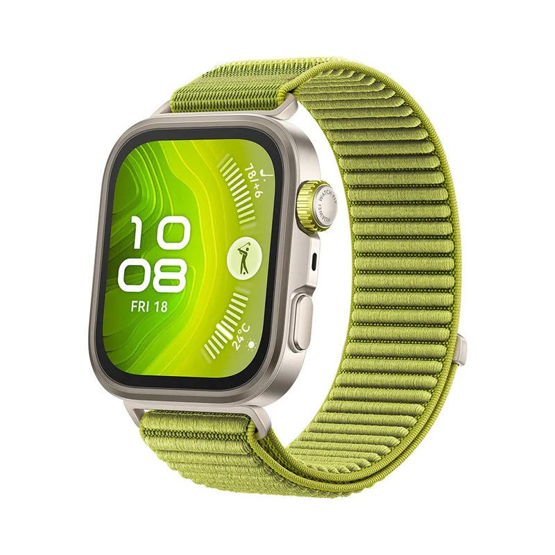 Watch Fit 4 Pro Green Strap