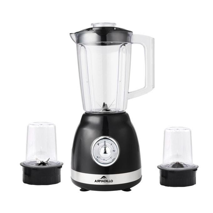 Armadillo Blender with 2 Grinders 400W Black
