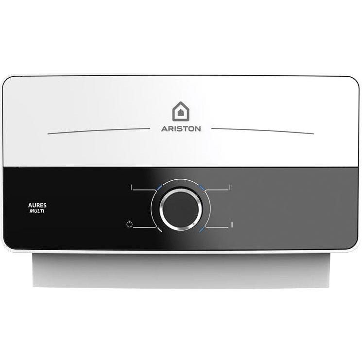 Aures Slim Multi Instant Water Heater, 7.7 kW, Black and Whi