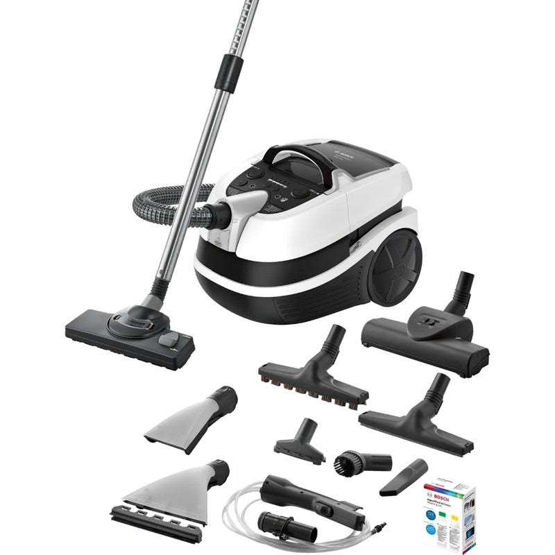 VACUUM CLEANER WET AND DRY 2100 WATT BAGLESS WHITE