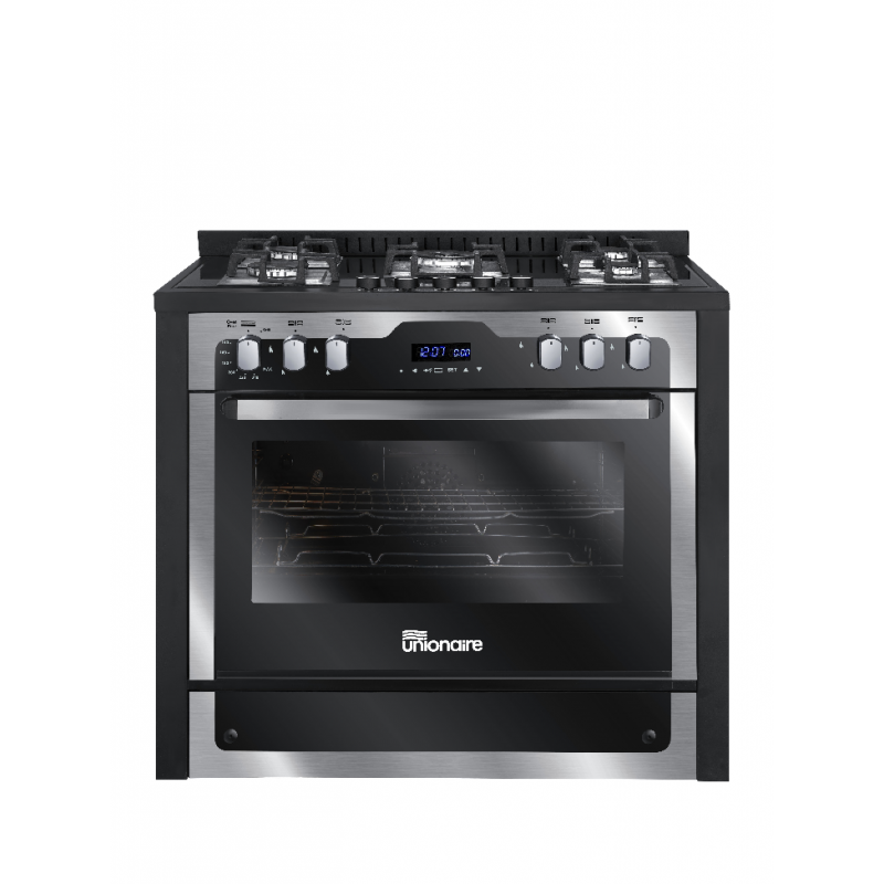 Unionaire Cooker Silverdation black glass fully automatic ig