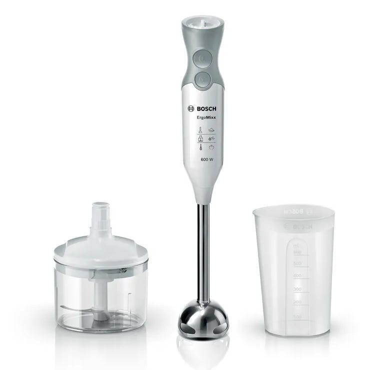 Hand blender ErgoMixx 600 W White,
