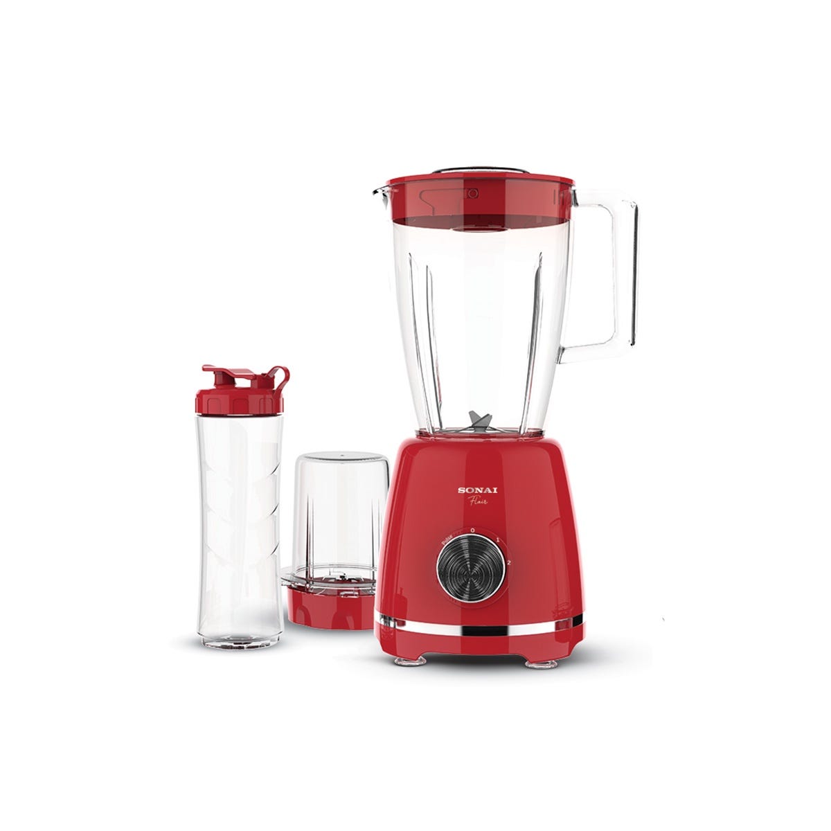 Blender , Flair, 3/1, SH-6060, 500 Watt , 2 Speeds ,Red
