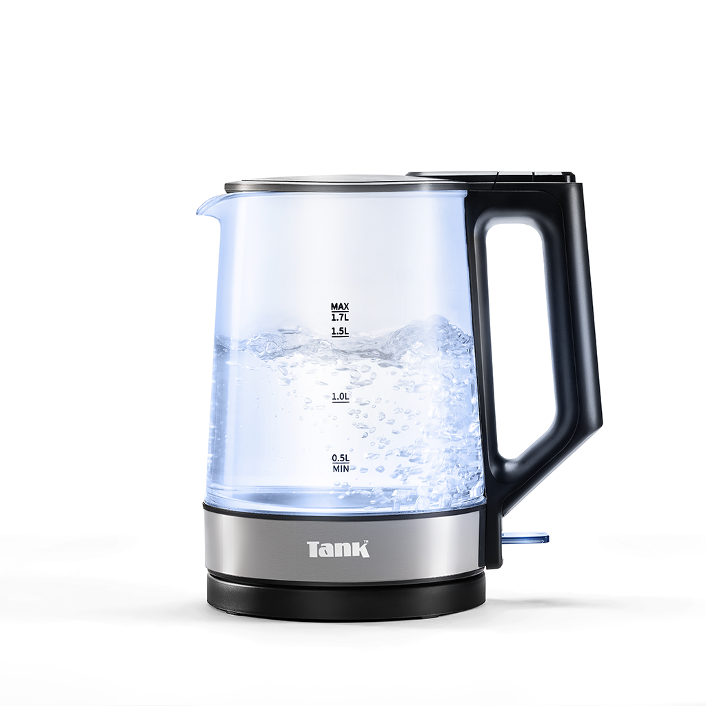 GLASS CLASSIC KETTLE 1.7L 1850W - KG-2318 | Black