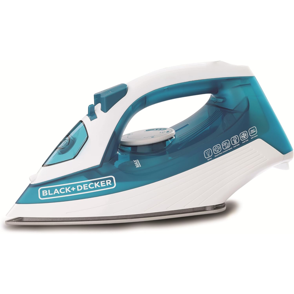 Black&Decker Steam Iron 1600Watt - Ceramic - Self Cleaning