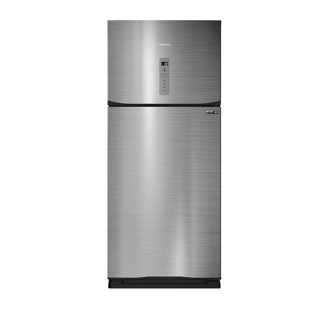 Tornado Refrigerator Digital No Frost , 450 Liters, Dark Sta