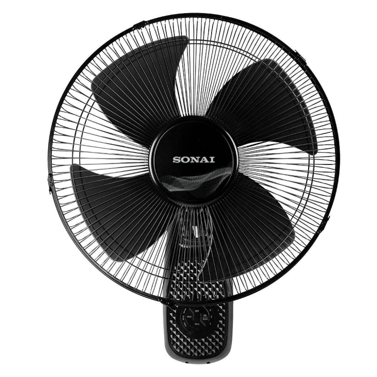 Wall Fan 16 With Remote ? Mar -1622 ,60 Watt , 3 Speeds Sett