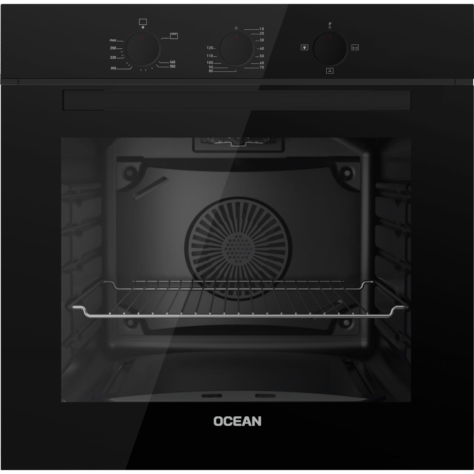 Ocean Built-in Gas Oven 60 cm 69 Liters with a gas grill Dig