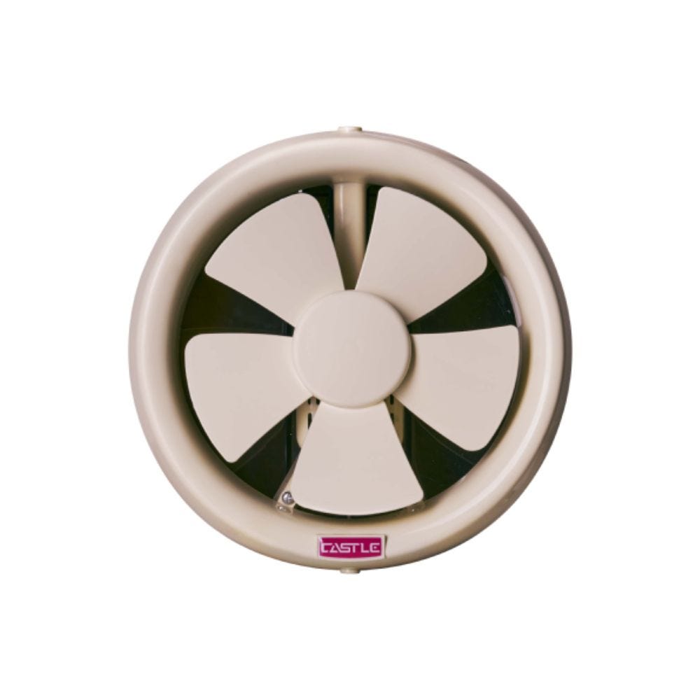 Castle hood, 20 cm, beige glass