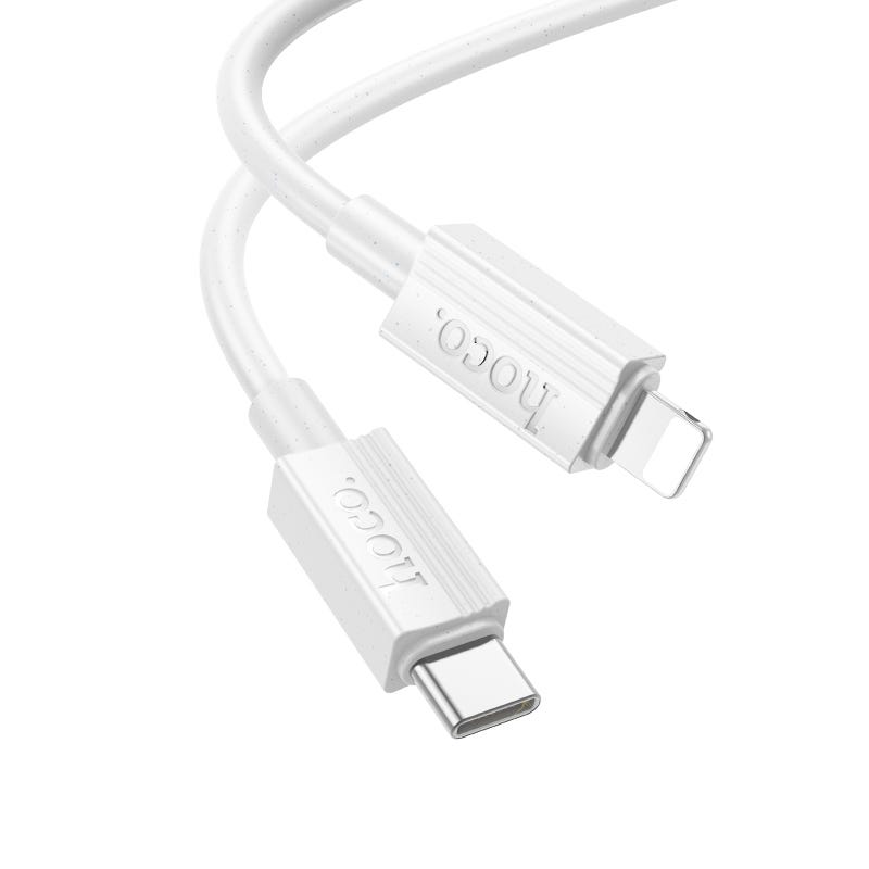 Hoco Cable X107 PD20W Lightning - White