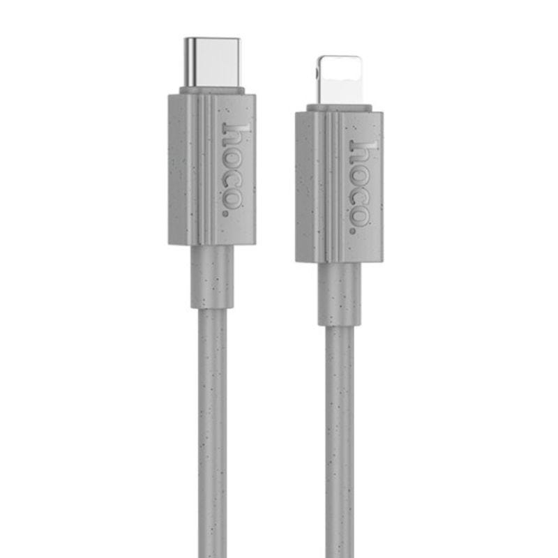 Hoco Cable X107 PD20W Lightning Gray