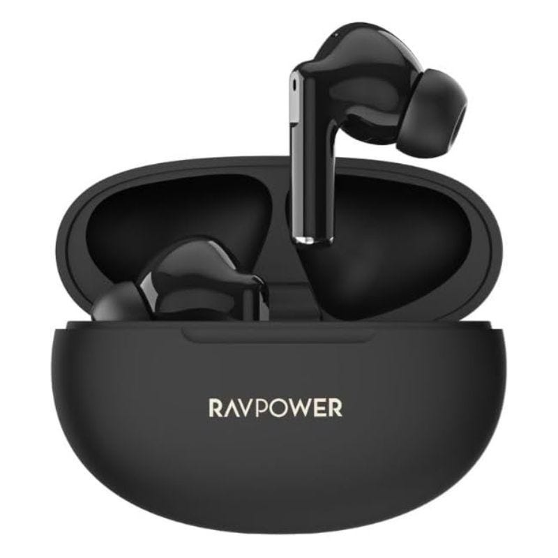 Ravpower RP-BH1018 Studio TWS Bluetooth Earbuds - Black