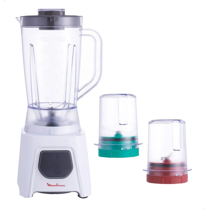 Moulinex Blendio Blender with Mill and Chopper - LM2C3126