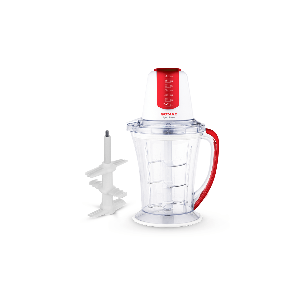 Sonai 3-Slice Garlic Peeler 700W Red