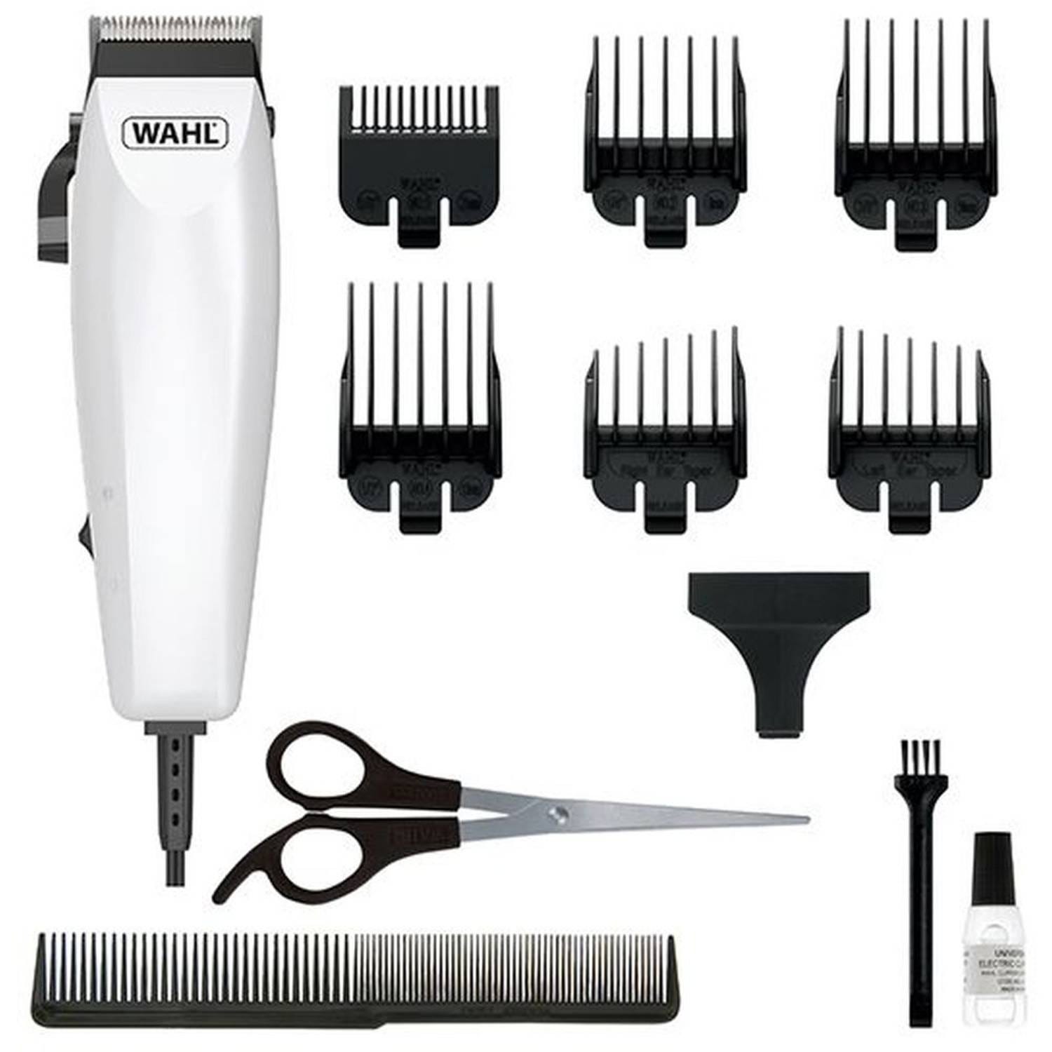 Easy Cut Hair Clipper Kit with 6 Guide Combs, Adjustable Tap