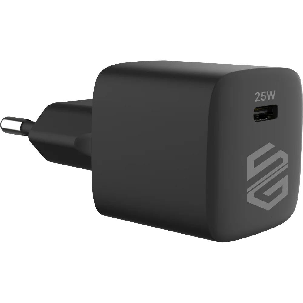 Smart Gate SGCH-25CGaNB Wall Charger25W 2 USB-C PD Black