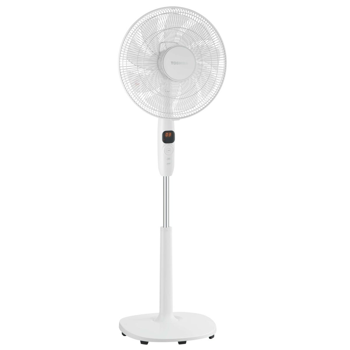 TOSHIBA Stand Fan 16"-DC Motor-26 Speed-White-F-DSD70EGW-GTI