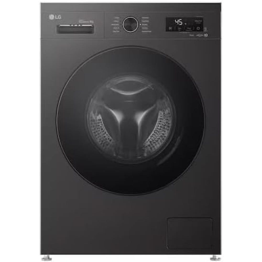 LG Washing Machine Front Load Inverter 8K Platinum Black In