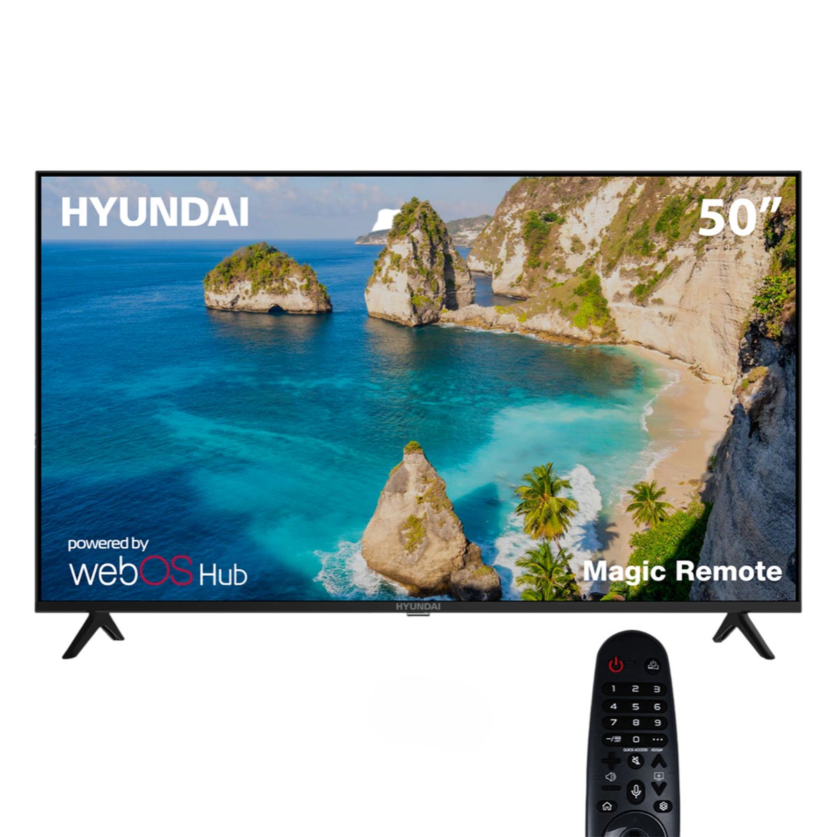 Hyundai Smart LED TV 50 inch UHD 4K webOS Magic Remote Frame