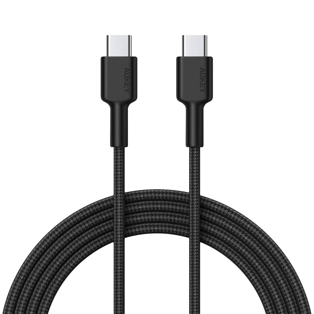 AUKEY USB2.0 Braided Nylon USB C to USB C Cable0.9m CB-CD45-