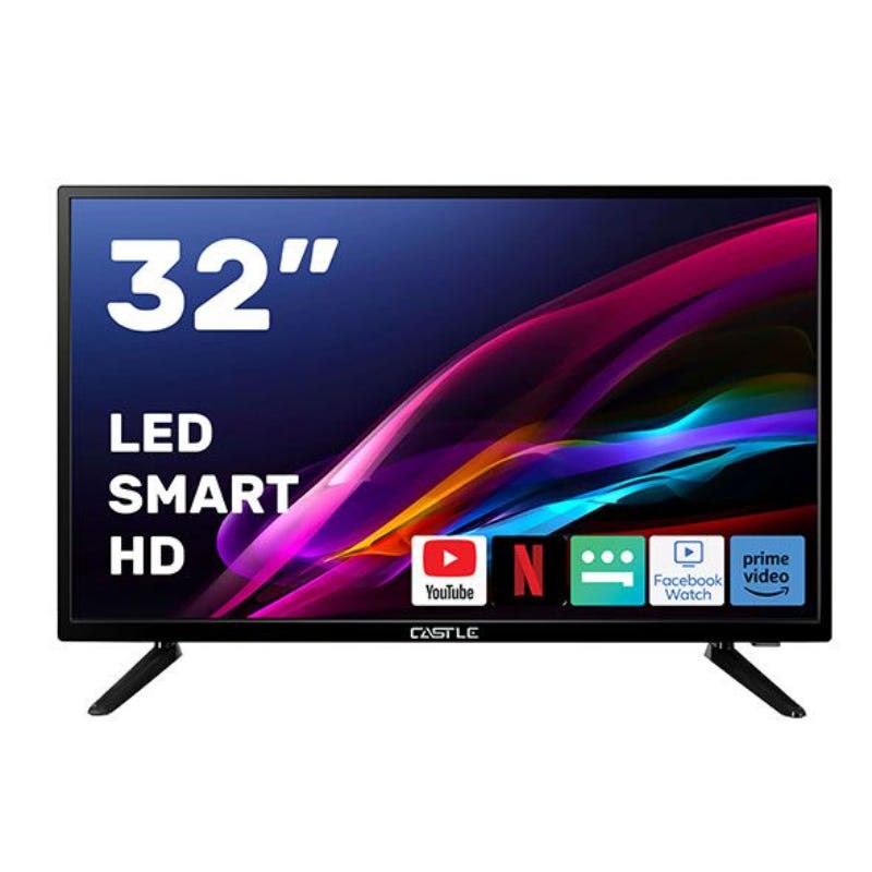 CASTLE LED TV 32 Smart Android14, FHD , HD, 2USB,2 HDMI