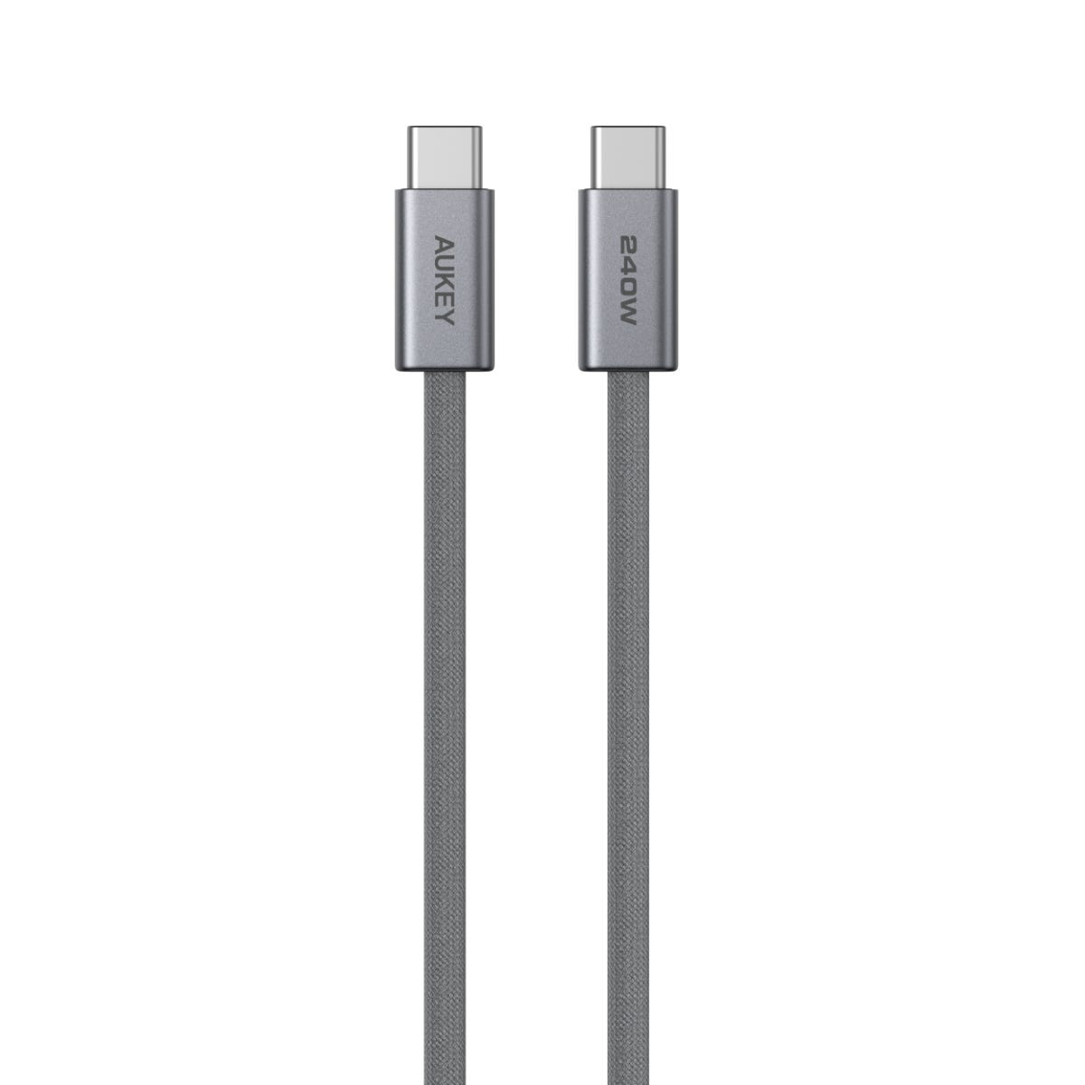 AUKEY 240W DTY Braided C-to-C Cable CB-DCC242-GY