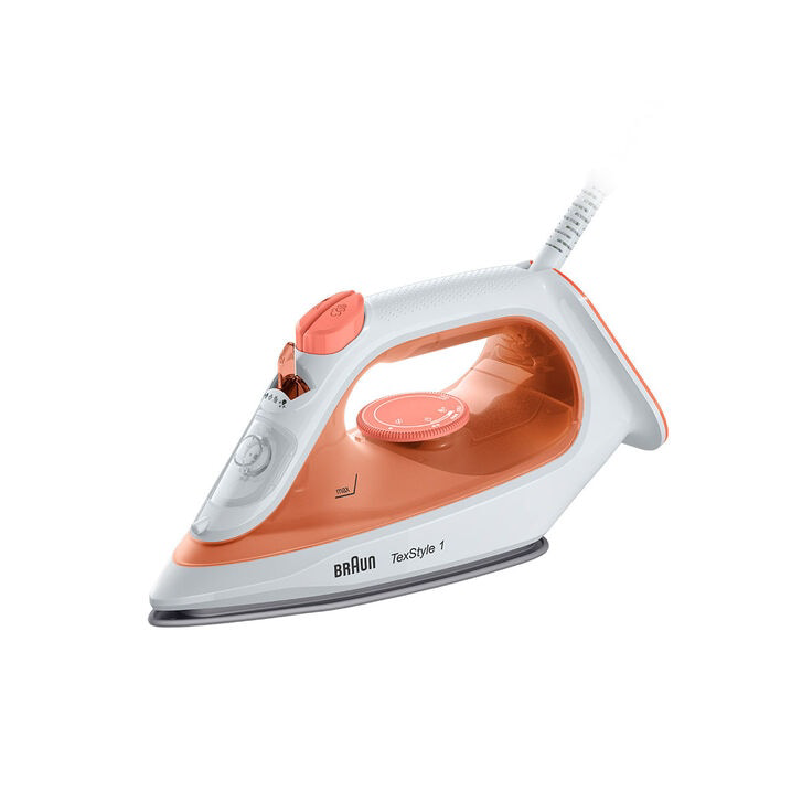 BRAUN Steam Iron SI1009OR Non Stick,1900W,Orange