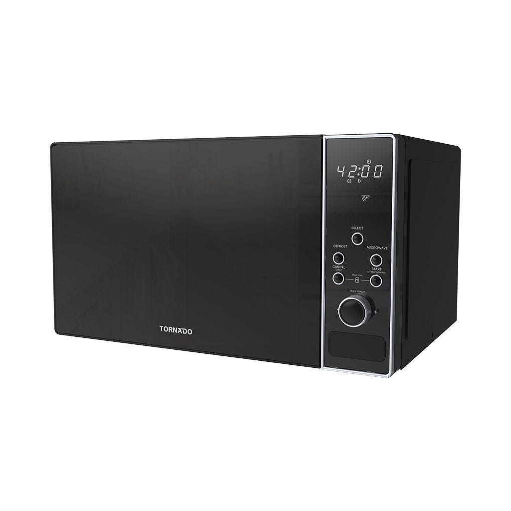 Microwave Solo 25 Liter 900 Watt Black power levels 5 levels
