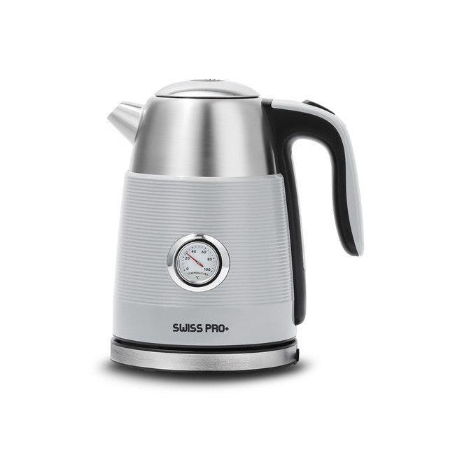 Swiss Pro Retro Kettle 1.7L - 2250W - Grey SP-WK2250.G