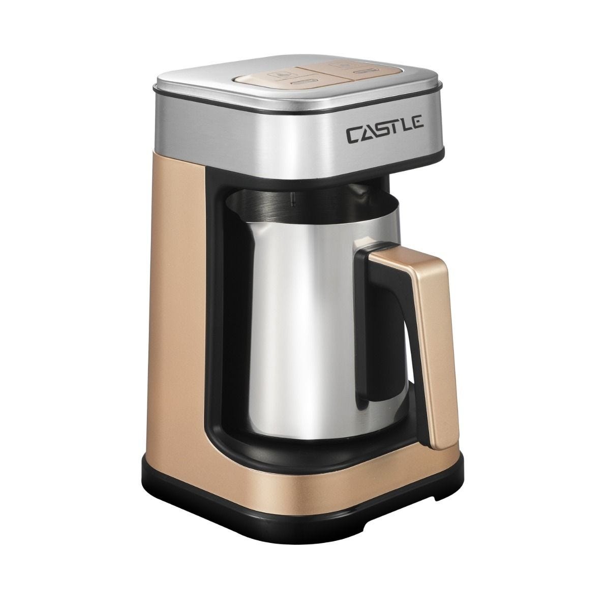 Turkish Coffee Maker, 700 Watt, 250 ml, 1-5 Cups, Silver Gol