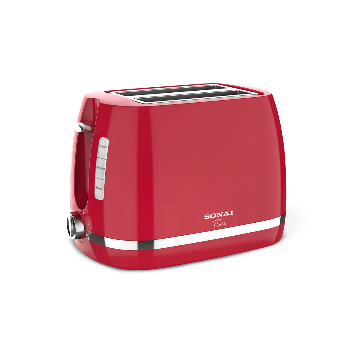 Sonai Toaster-Flair-SH-1820,Red,870 Watt With 3 Functions
