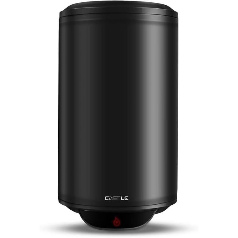 100-liter Electric digital water heater, black