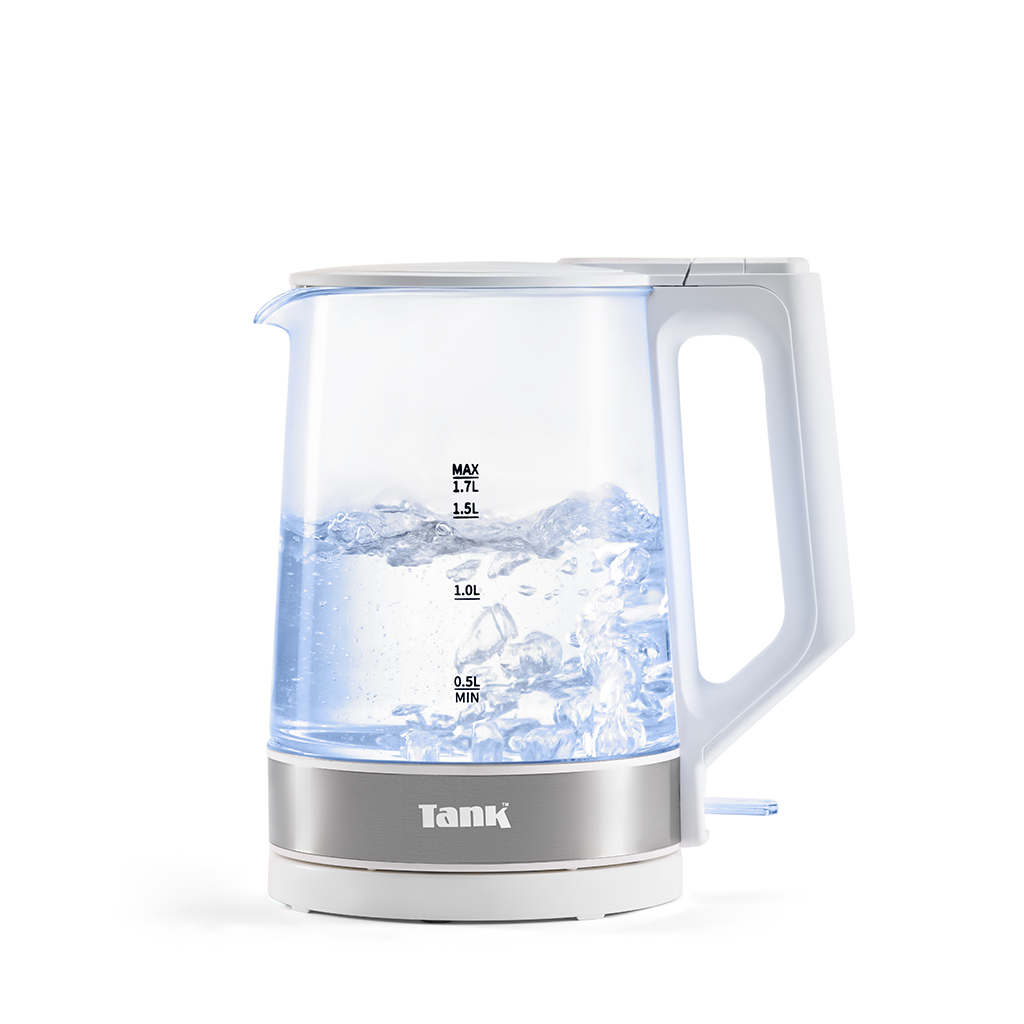 GLASS CLASSIC KETTLE 1.7L 1850W - KG-2318 | White