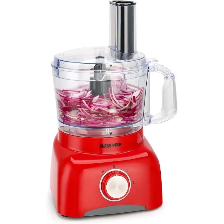 Swiss Pro Food Processor 13 Pieces - Kitchen Mixer - Vegeta