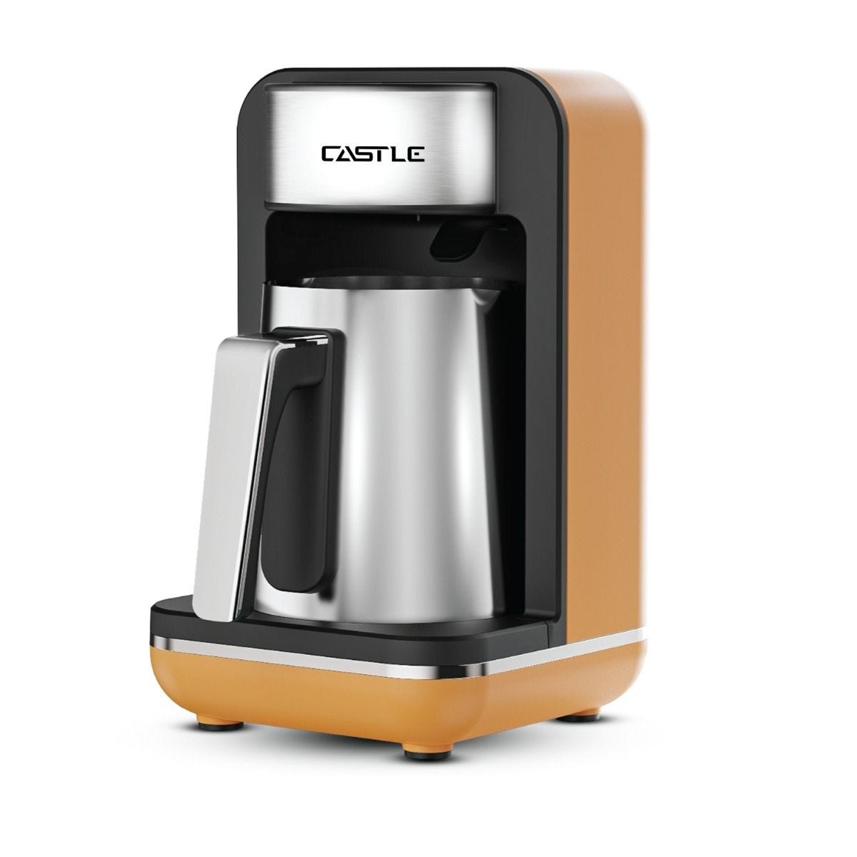 Turkish Coffee Maker, 700 Watt, 250 ml, 1-5 Cups - Silver Go