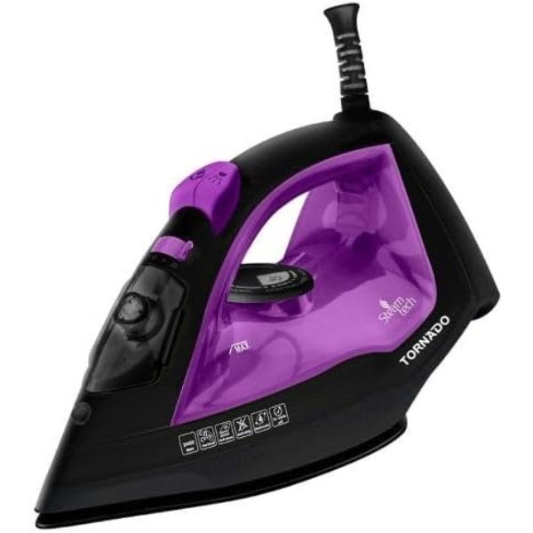 Steam Iron 2400 Watt Ceramic Soleplate Rose - Violet