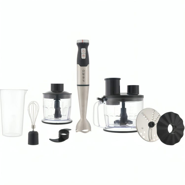 Hand Blender 10 in 1 with Attachments 2L 1000W Stainless Ste