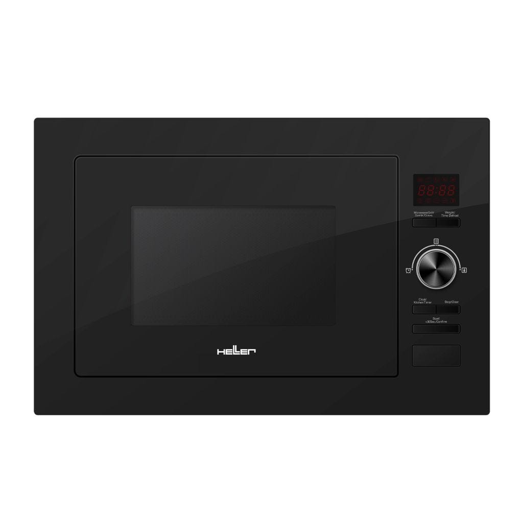 HELLER Built-In Microwave Digital 25 Liter 900 Watt 8 Menus