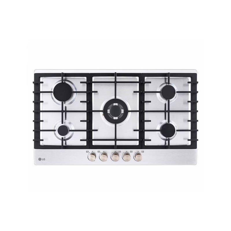 LG Built-in Gas Hob Silver 5 Burners 90CM CG5Z3626S.CSTZEE