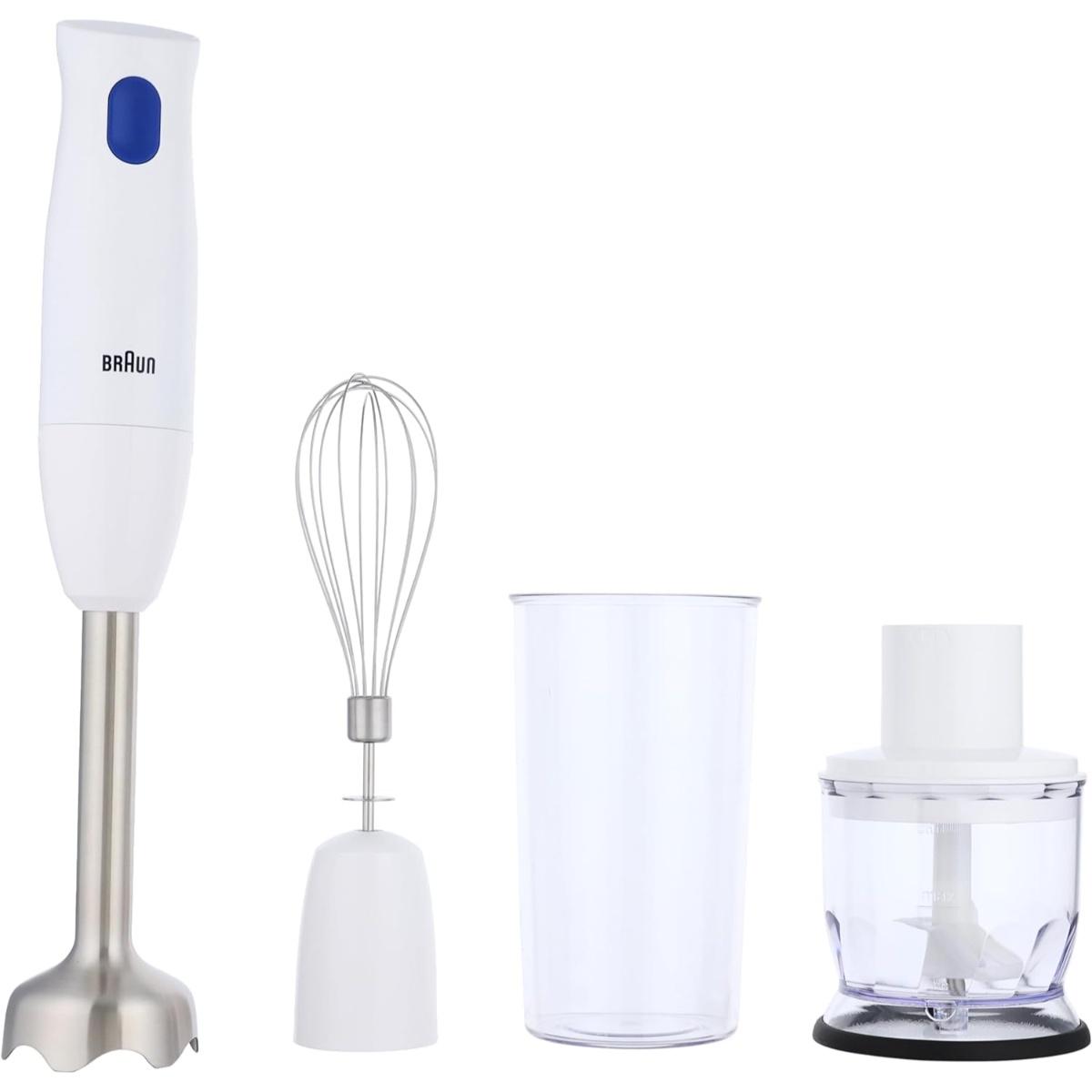 BRAUN Hand blender MQ10.202MWH 1speed, 350ml chopper ,Beak